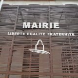 Maire de Tresserre, façade et logo