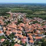 Vue aérienne de Tresserre