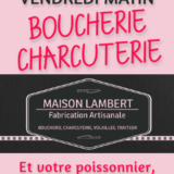 Boucherie Lambert au marché de Tresserre