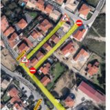 plan de circulation rue de la Marinade pendant les travaux