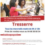 Itinérances du conseiller numérique départemental à Tresserre