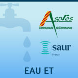 Tarifs eau et assainissement SAUR, Communauté de Communes des Aspres 2023
