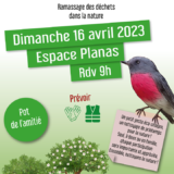 Nettoyage de Printemps à Tresserre le dimanche 16 avril 2023 à 9h. Espace Planas