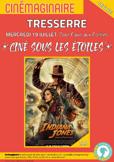 Ciné sous les étoiles à Tresserre : Indiana Jones et le Cadran de la Destinée