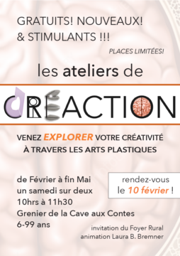 Affiche ateliers Créaction