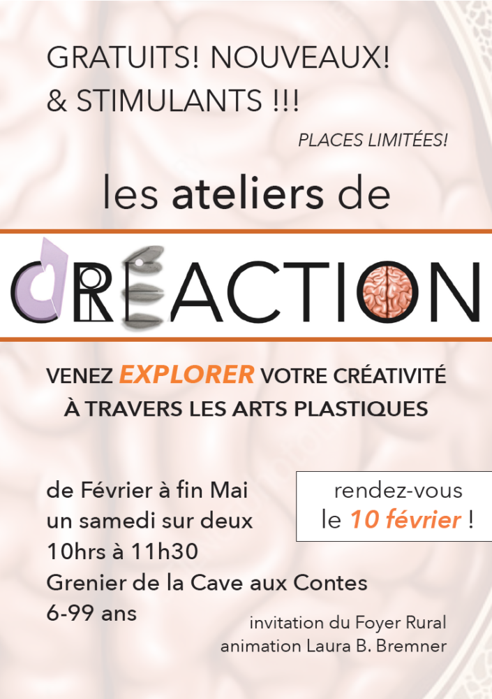 Affiche ateliers Créaction