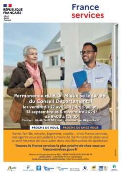 Dans le cadre du Programme d’Intérêt Général « Mieux se loger 66 » des permanences sont assurées les vendredis 12 avril, 14 juin, 5 juillet, 13 septembre, et 8 novembre 2024 de 9h à 12h.