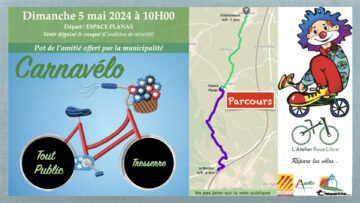 Affiche Carnavélo 2024 à Tresserre