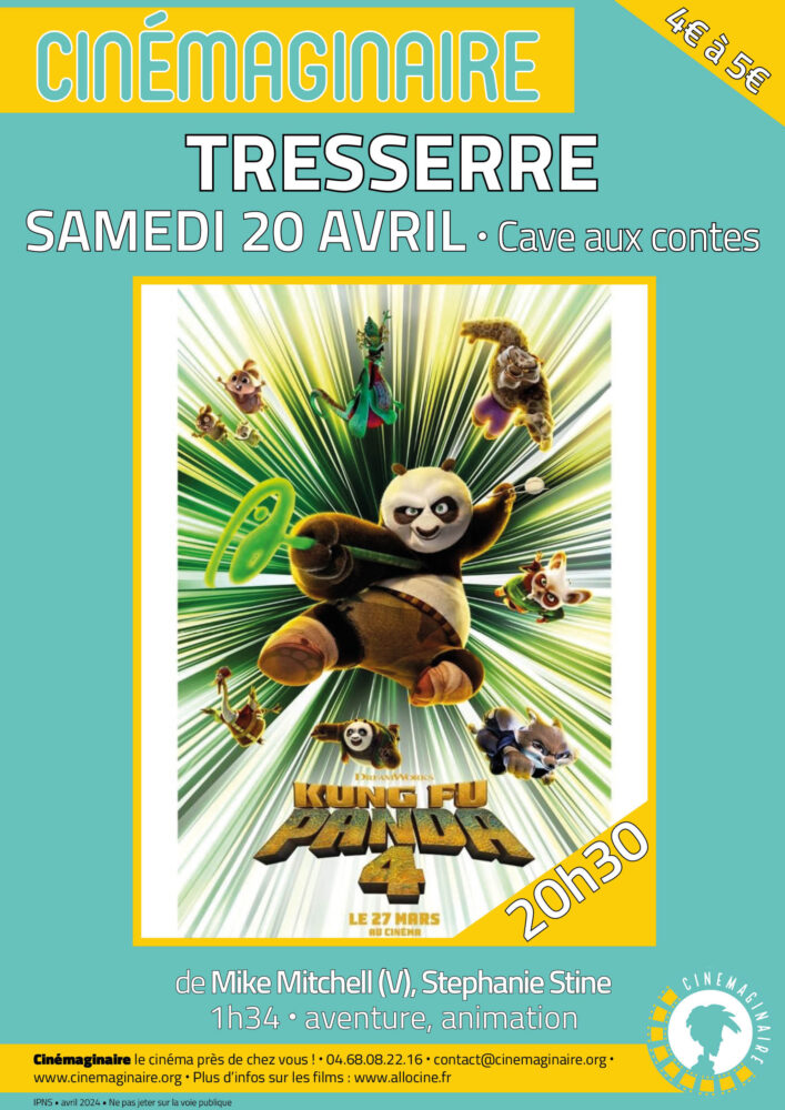 Cinémaginaire à Tresserre le samedi 20 avril 2024 à 20h 30 à la Cave aux Contes
