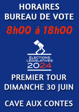 Premier tour des élections législatives 2024. Horaires du bureau de vote à Tresserre