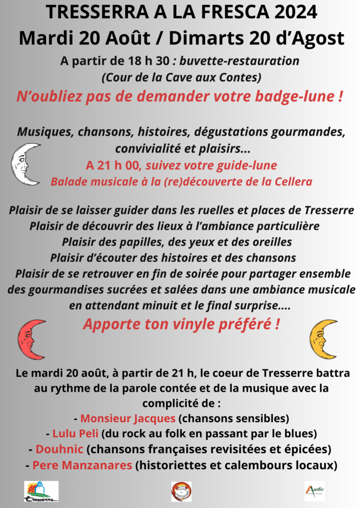 Affiche "Tressera a l Fresca"