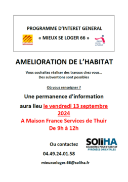 Affiche Soliha Mieux se Loger 66