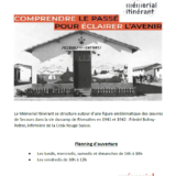 Affiche Comprendre le passé pour éclairer l'avenir, exposition du Mémorial de Rivesaltes à Tresserre.