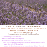Affiche du marché des sens et des senteurs à Tresserre le dimanche 20 octobre 2024 de 9h à 17h
