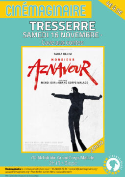 Affiche cinéma Monsieur Aznavour