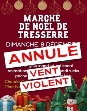 Marché de Noël annulé
