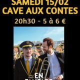 Affiche cinémaginaire à Tresserre pour le film "En Fanfare" le vendredi 15 février à la Cave aux Contes