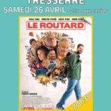 Affiche cinémaginaire à Tresserre : samedi 26 avril à 20h30 Le Routard