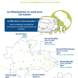 Affiche Cittamachina annoncant la tournée PLUi des Aspres