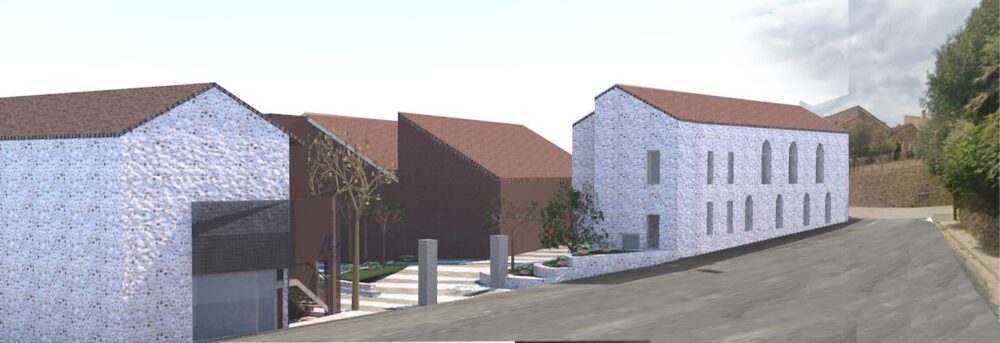 Vu du projet Coeur Pulsant à Tresserre