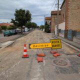 Travaux de voirie sur l'avenue de Villemolaque à Tresserre