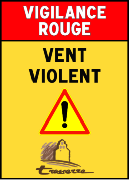 Vigilance rouge - vent violent - Tresserre