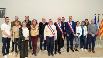 Les membres du Conseil Municipal 2026-2032 à Tresserre.